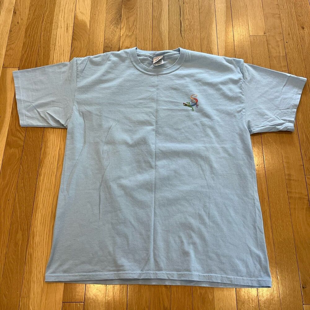 Vintage 2002 Caribbean Soul No Wake Zone Blue T Shirt Size XL Parrot Buffett - Picture 3 of 7
